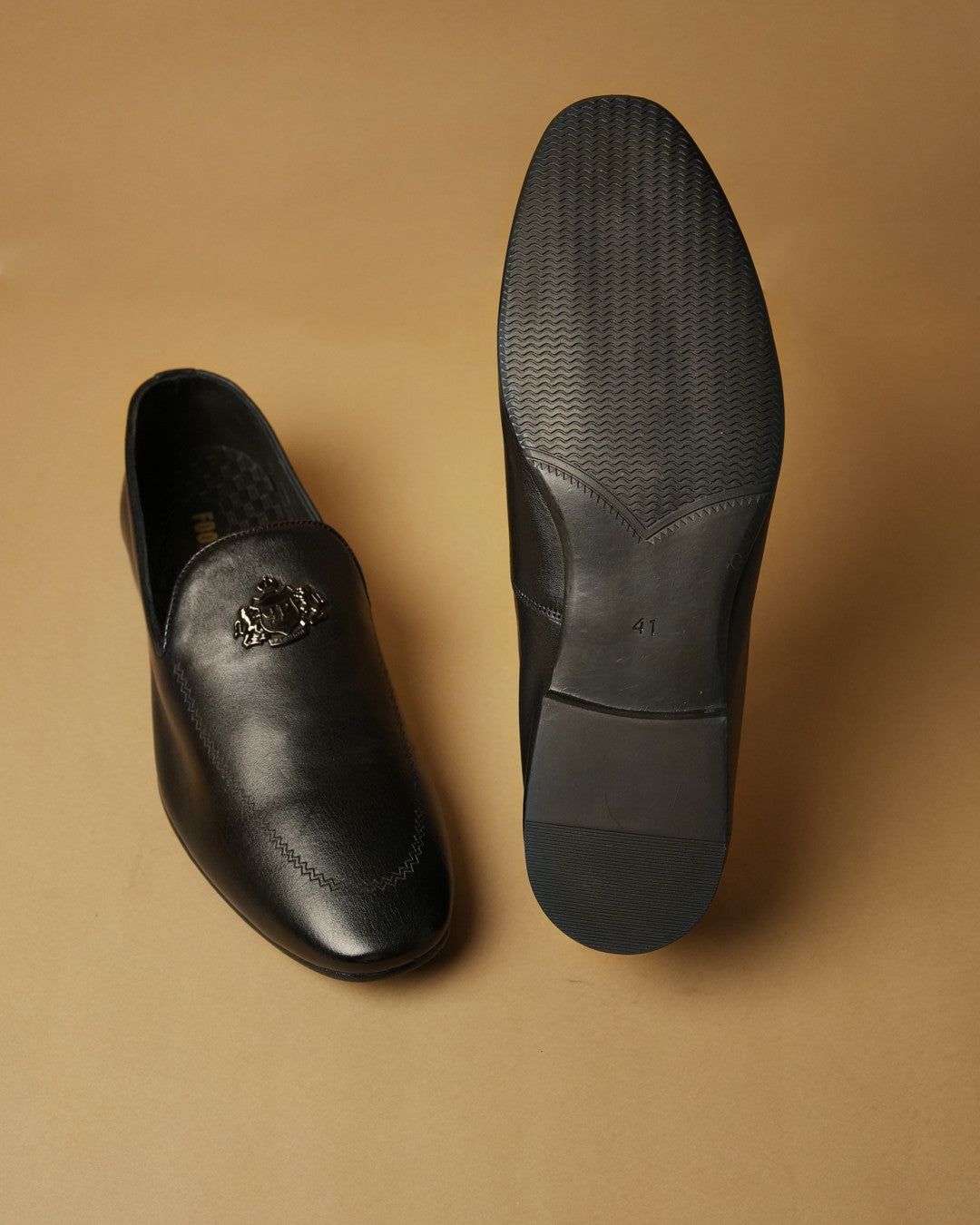 Virasat Black Dress Loafer view 7