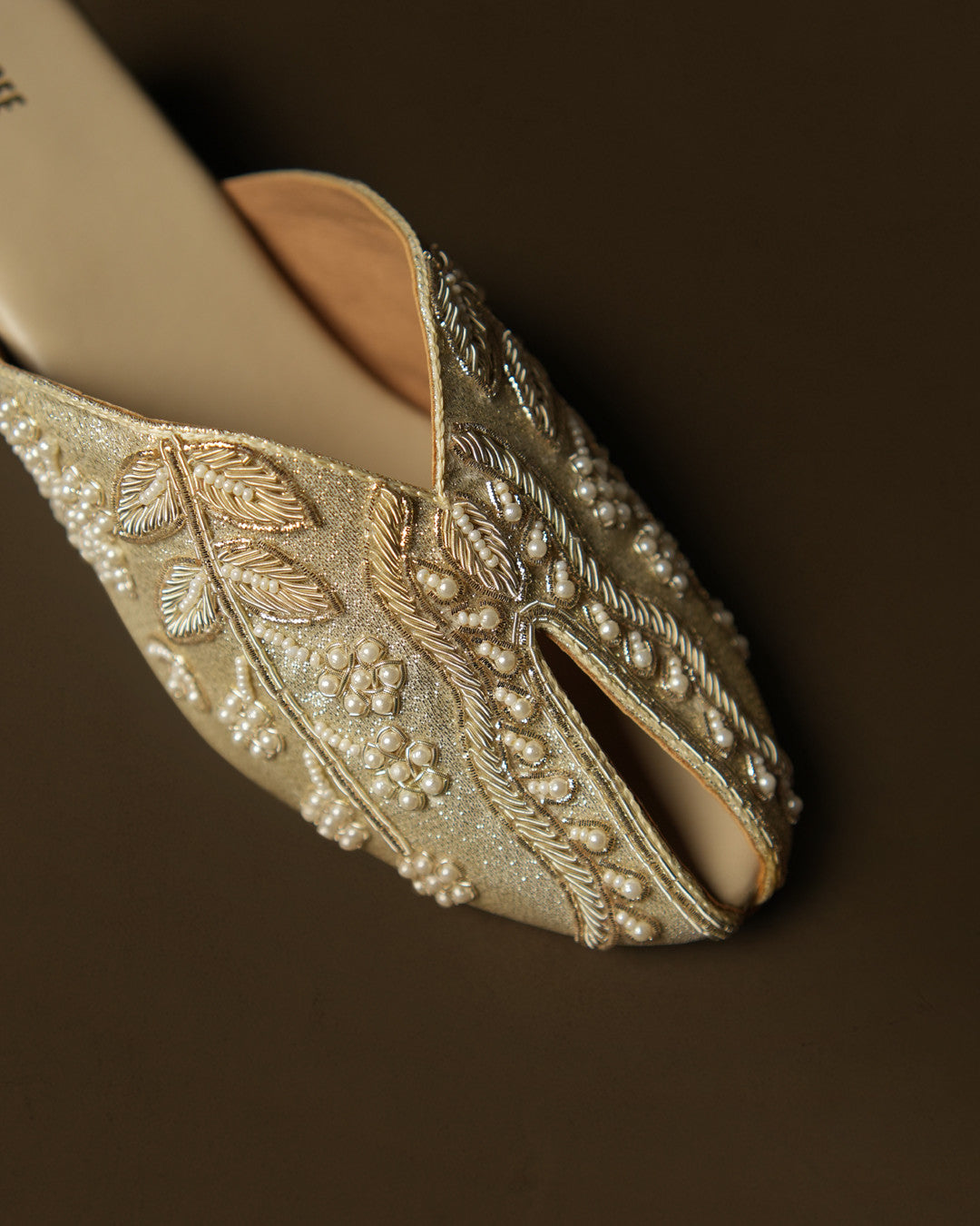 Pearl Champagne Mule view 6