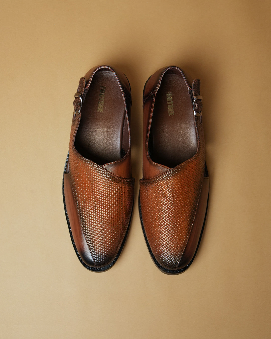 Dastoor Tan Peshawari Sandal view 3