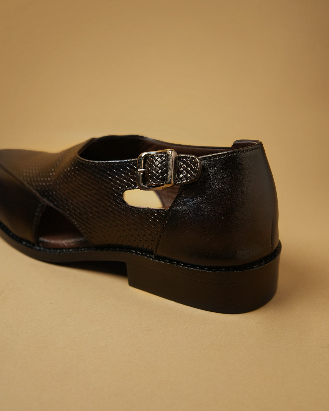 Dastoor Dark Brown Peshawari Sandal view 5