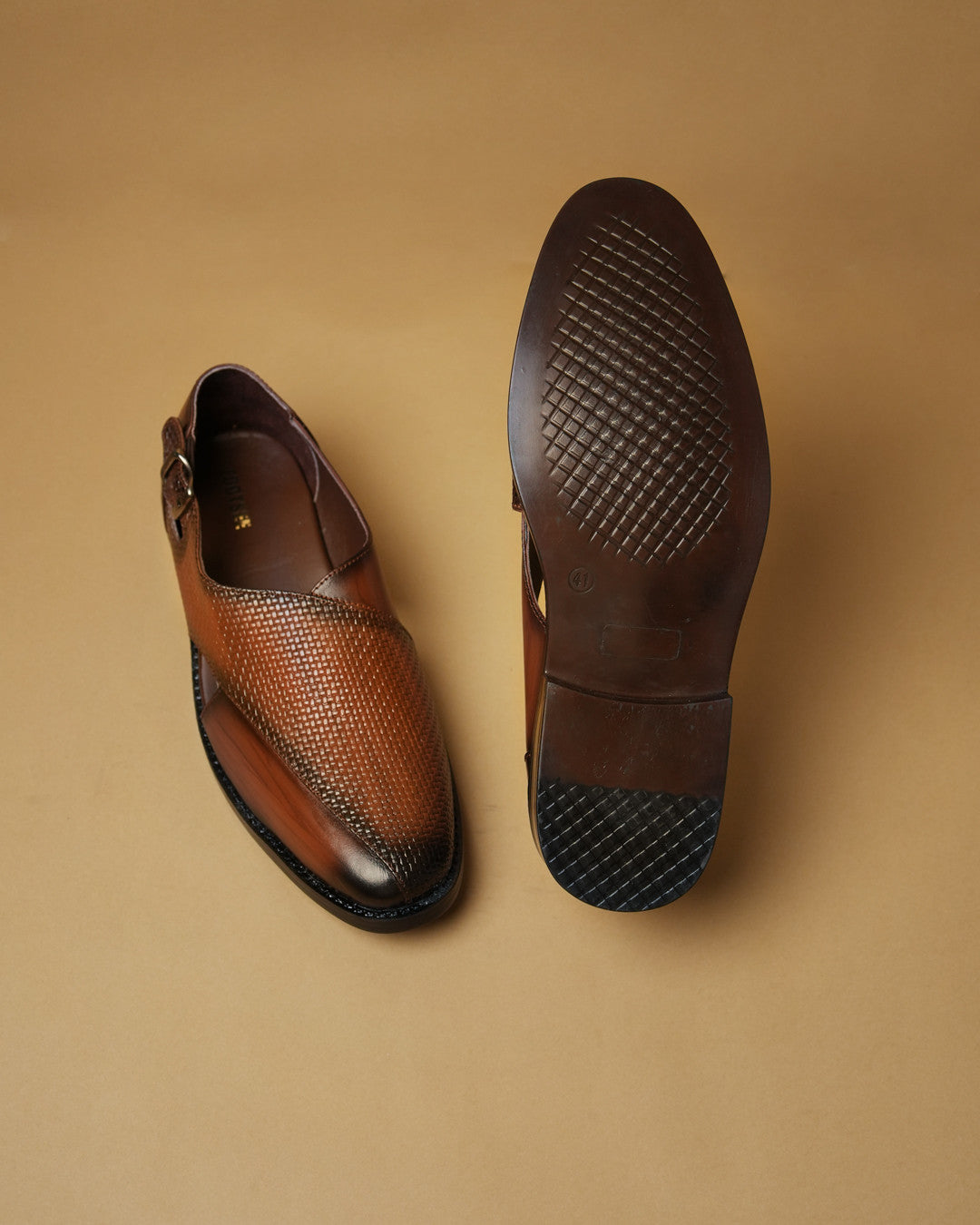 Dastoor Tan Peshawari Sandal view 8