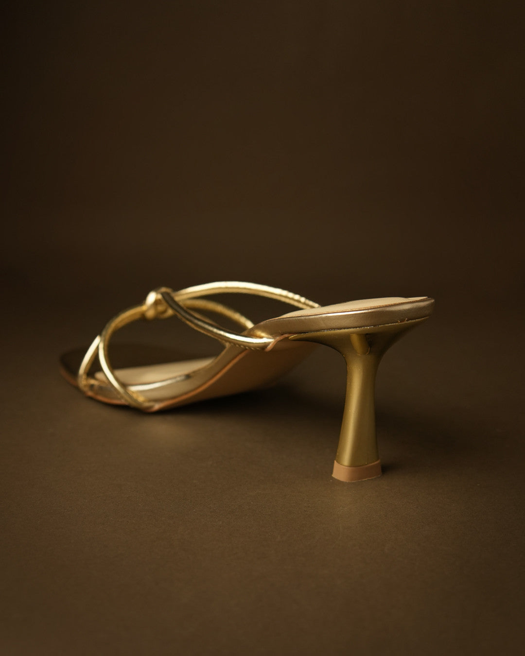 Dori Gold Strappy Mule view 2