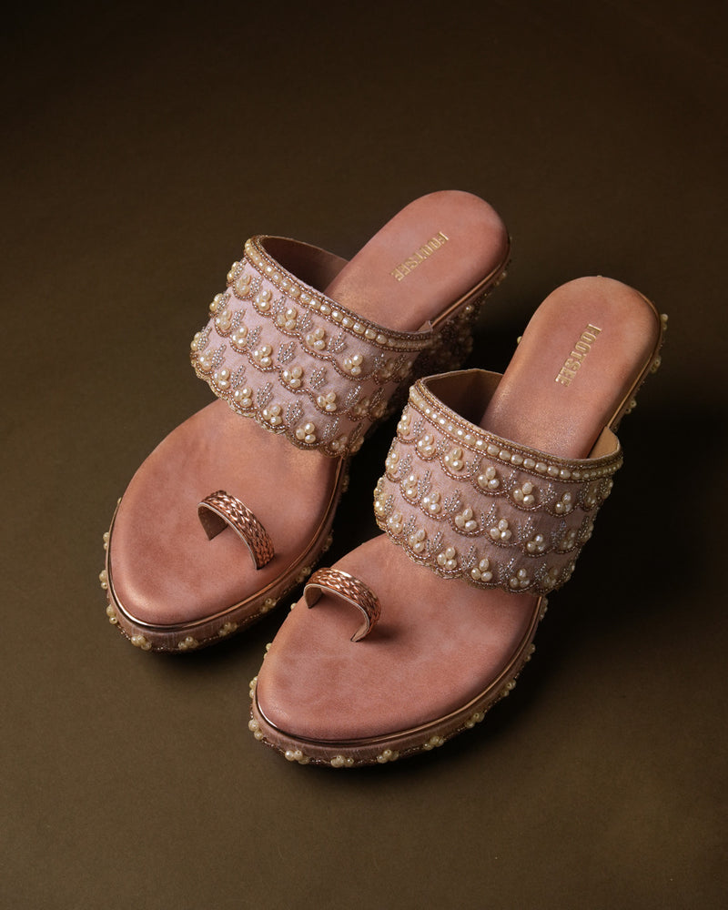 Inayat Dusty Rose Toe-Ring Wedge view 3