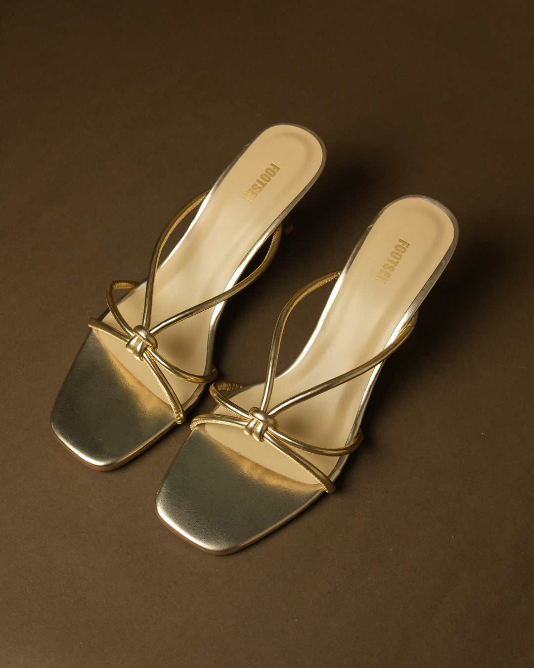 Dori Gold Strappy Mule