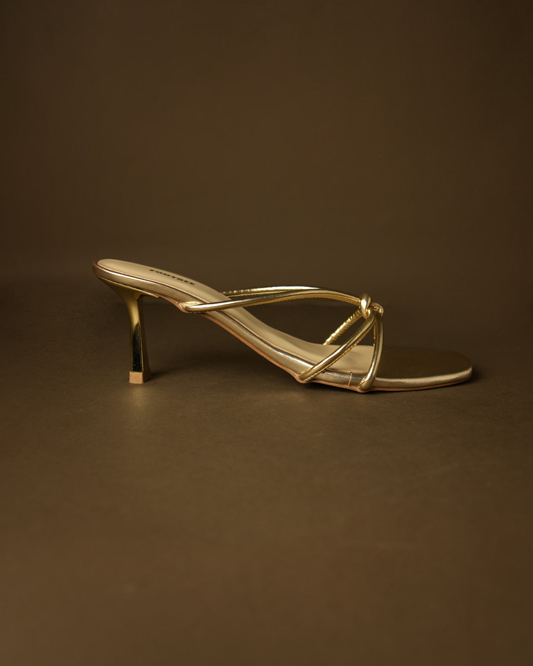 Dori Gold Strappy Mule view 5