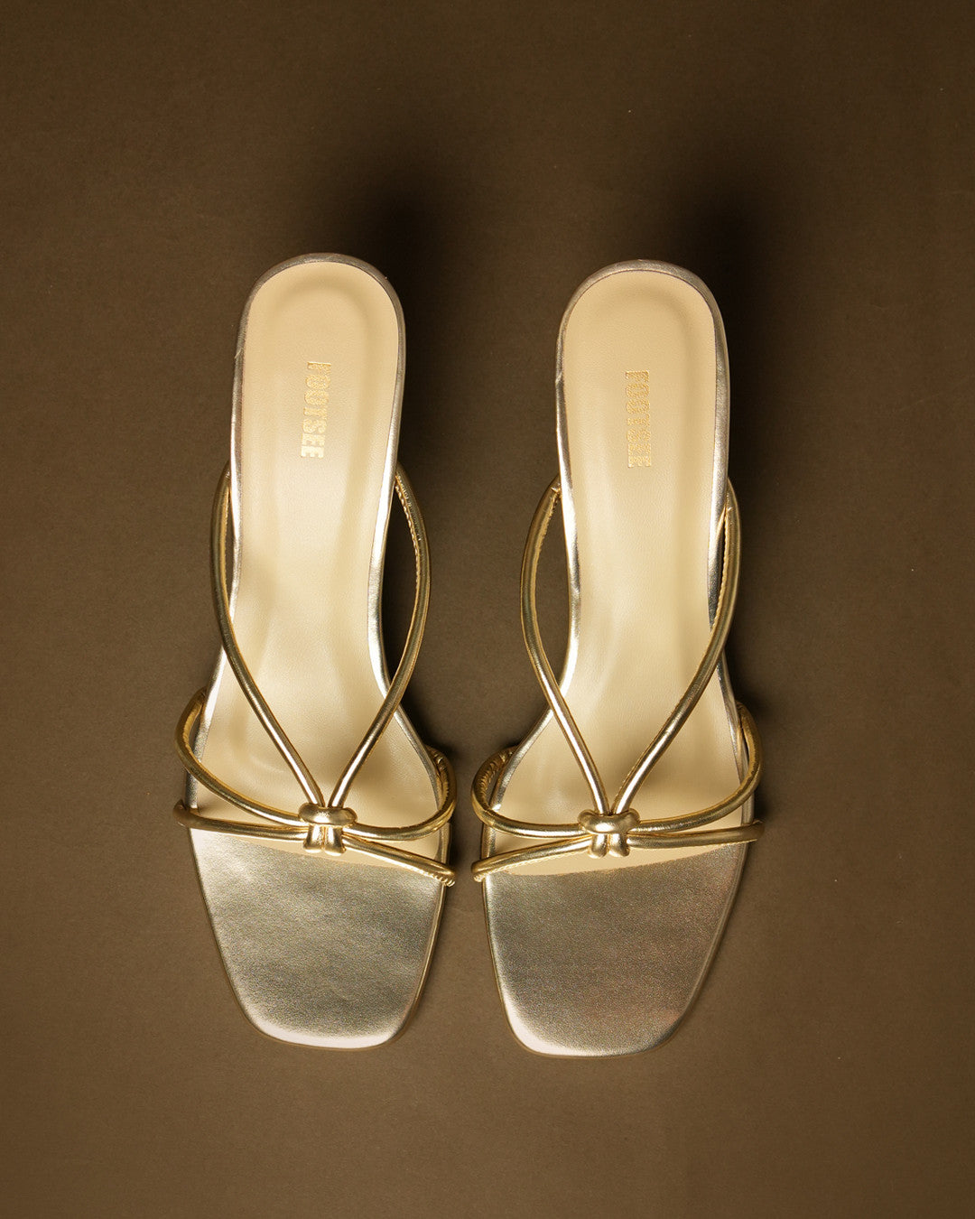 Dori Gold Strappy Mule view 8