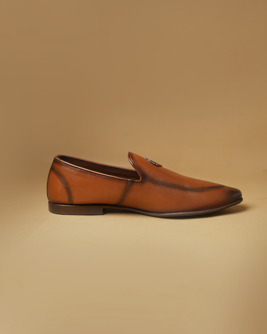 Virasat Tan Dress Loafer view 6