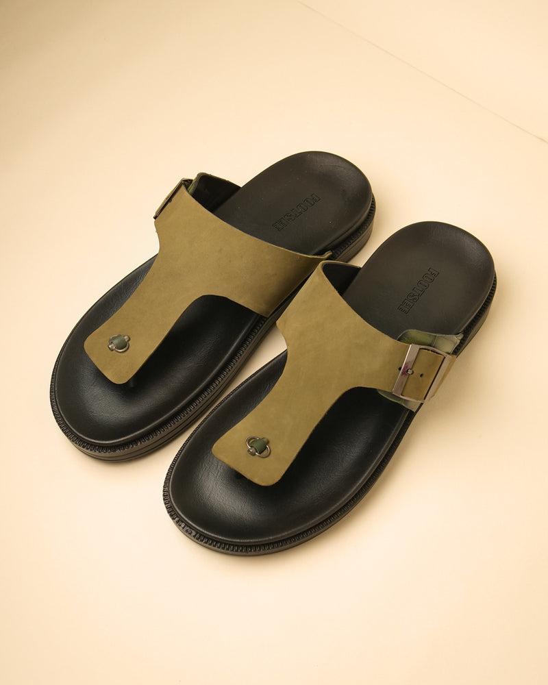 Roam Olive Toe-Post Sandal