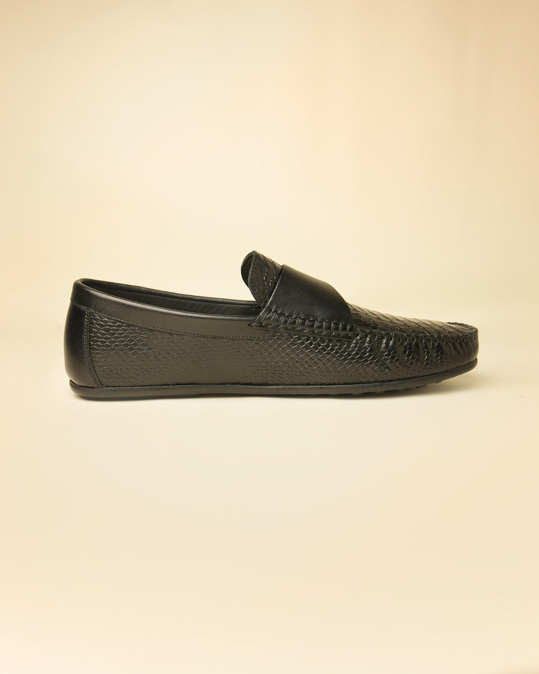 Crest Black Buckle Loafer view 5