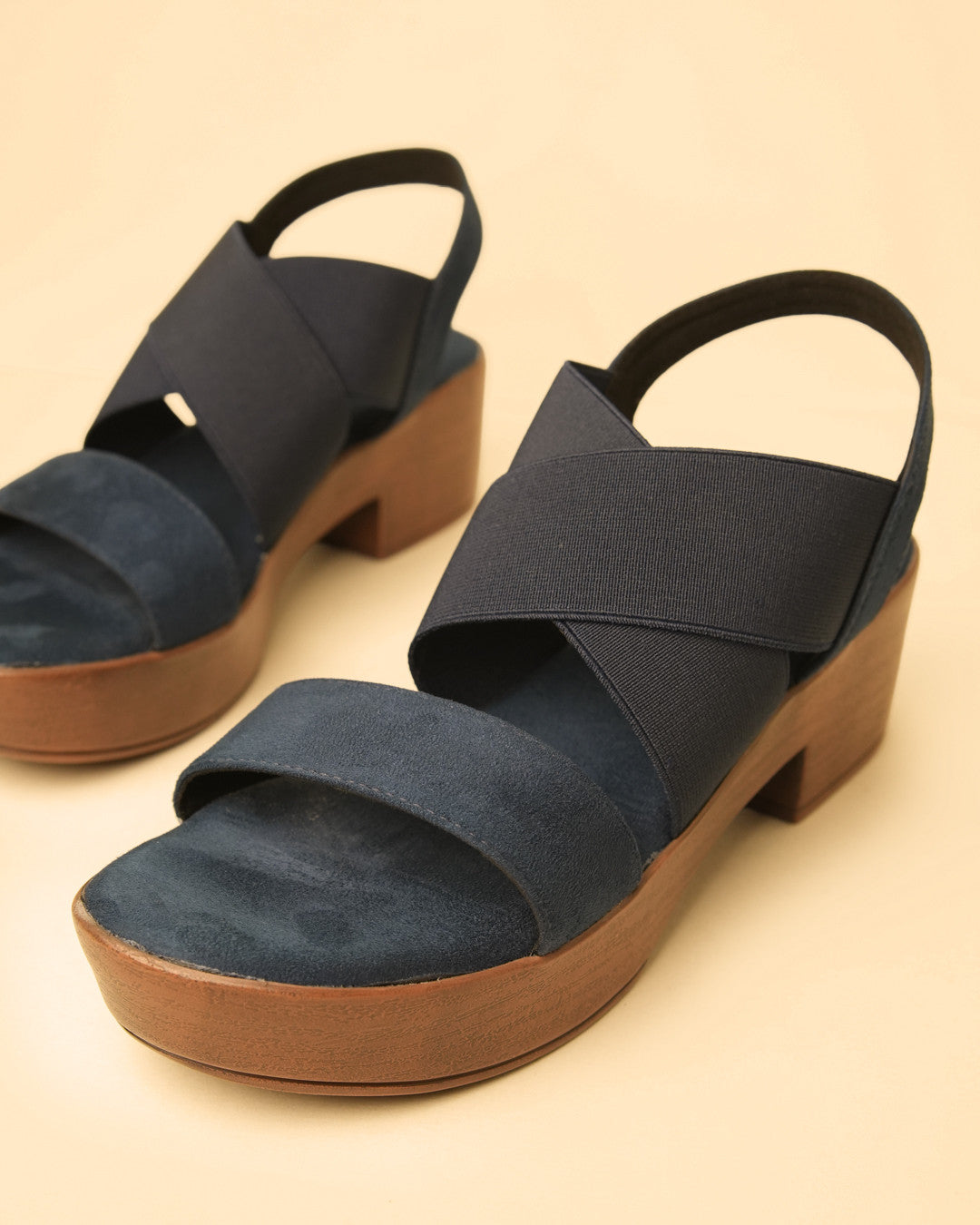 Muse Slate Blue Platform Slingback Sandal view 4