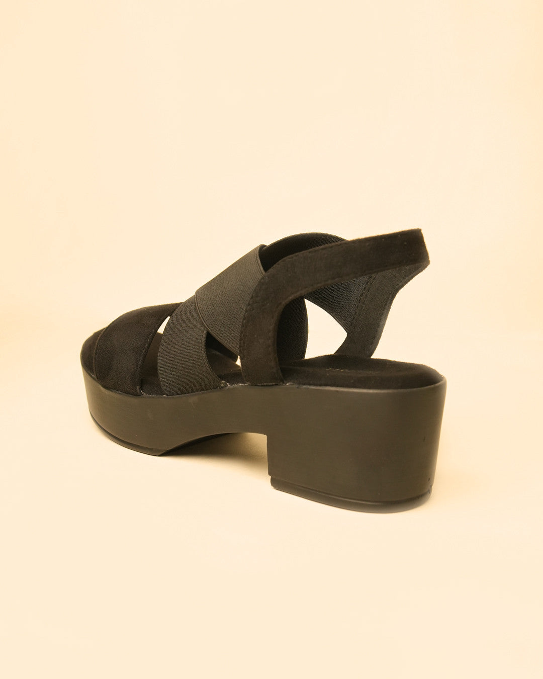 Muse Black Platform Slingback Sandal view 6