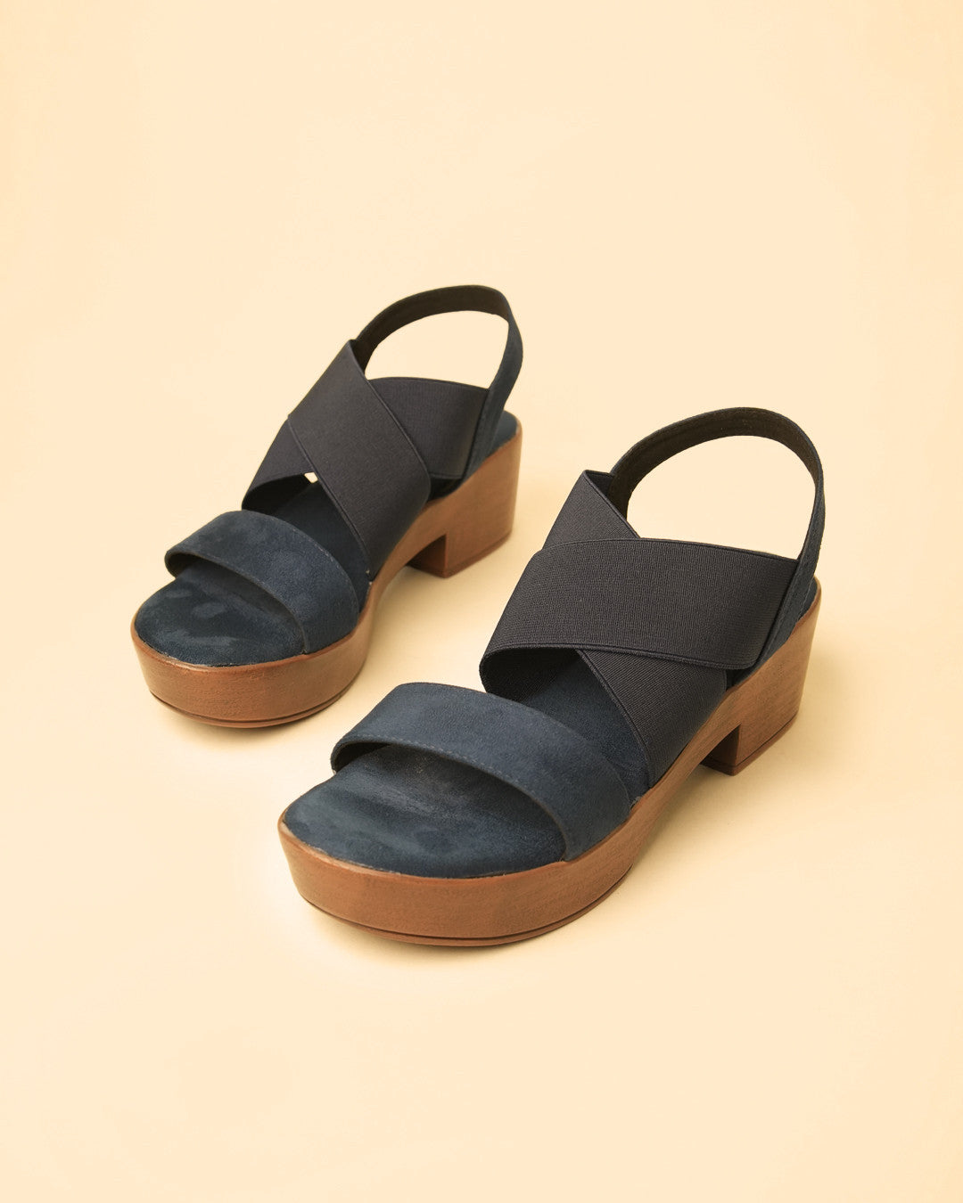 Muse Slate Blue Platform Slingback Sandal view 3