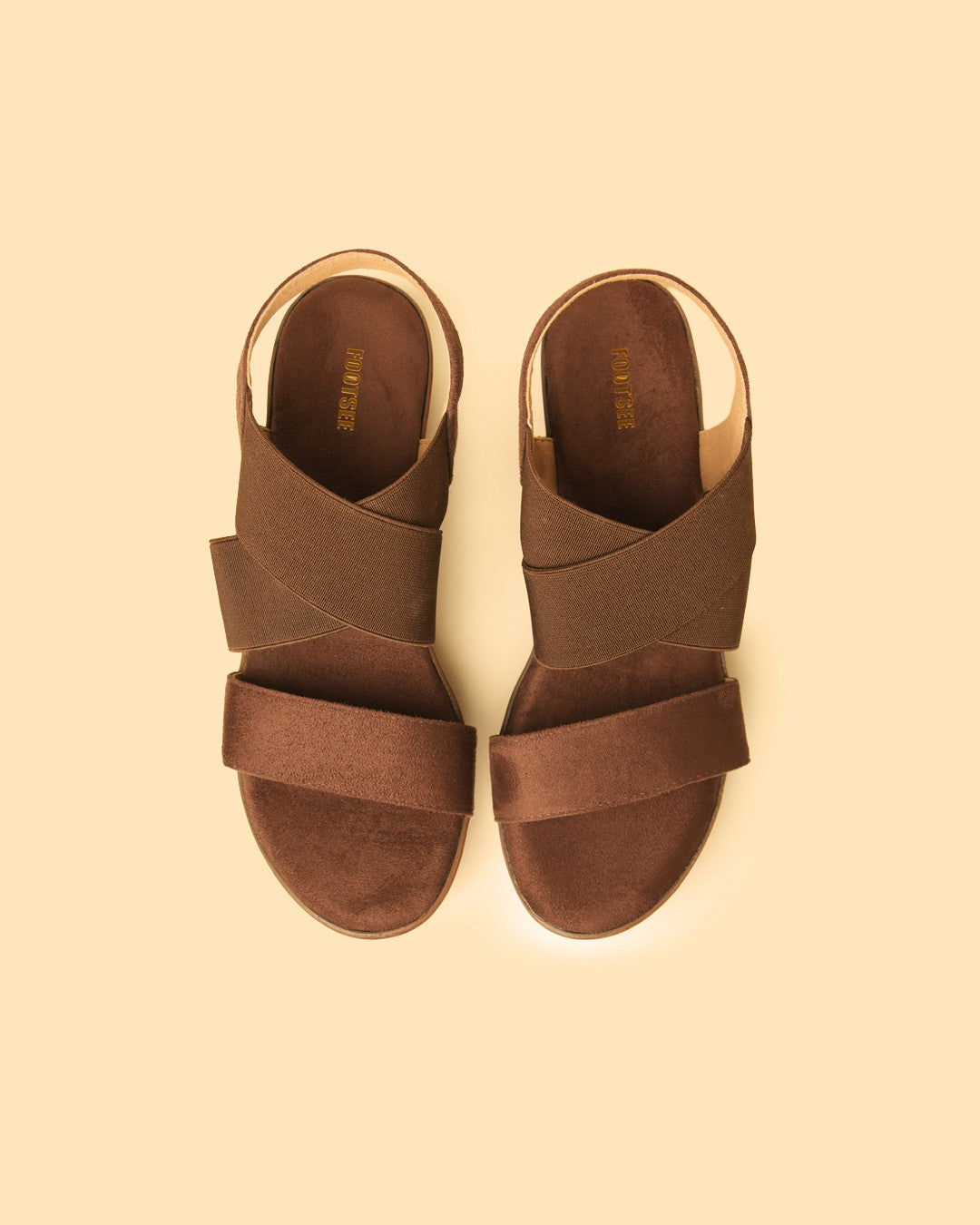 Muse Brown Platform Slingback Sandal view 2