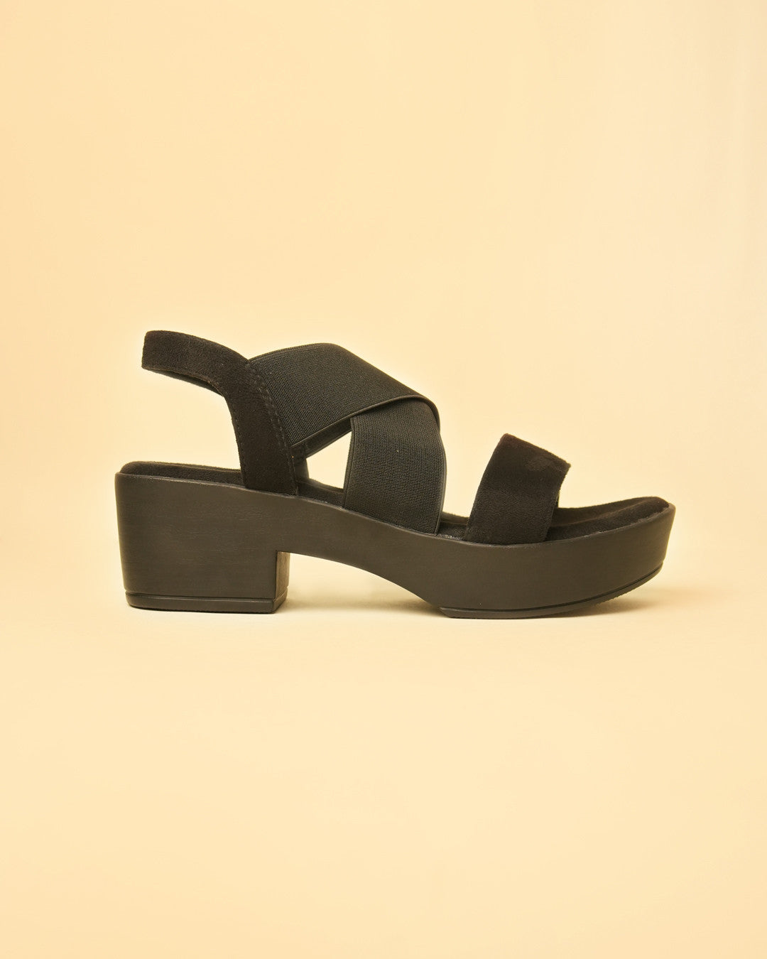 Muse Black Platform Slingback Sandal view 7