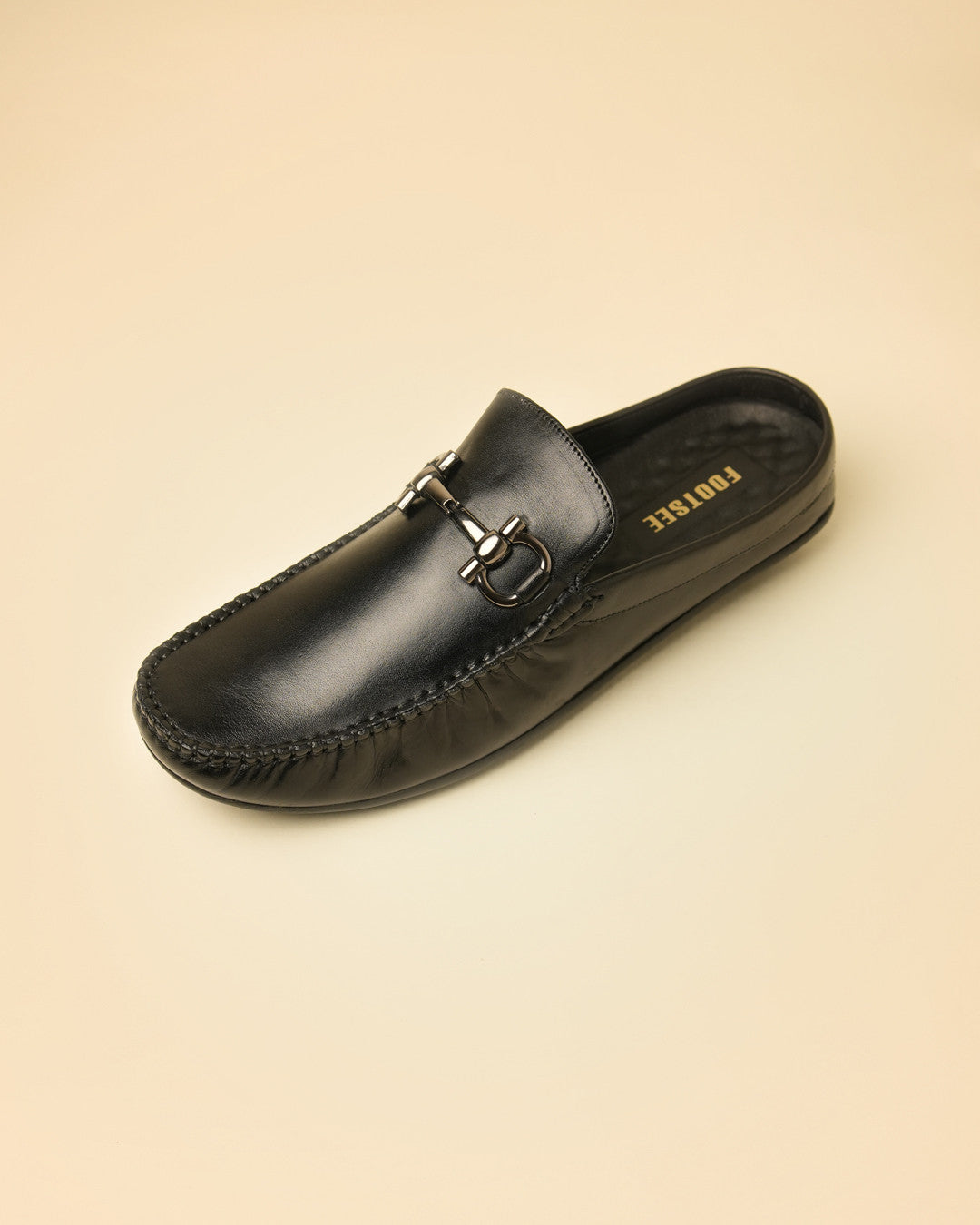Weston Black Horsebit Mule view 7