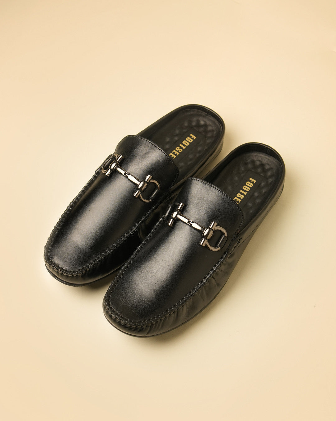 Weston Black Horsebit Mule view 5