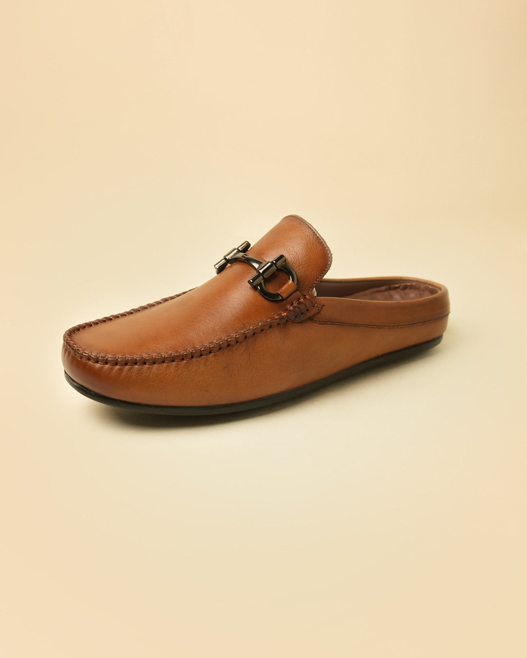 Weston Tan Horsebit Mule view 5