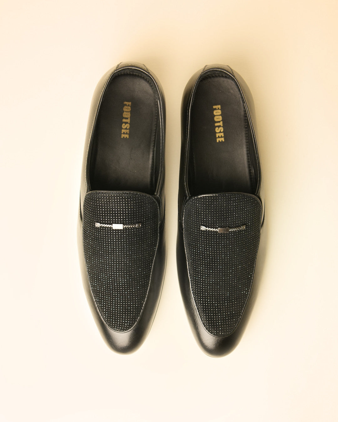 Poise Black Formal Shoes view 3
