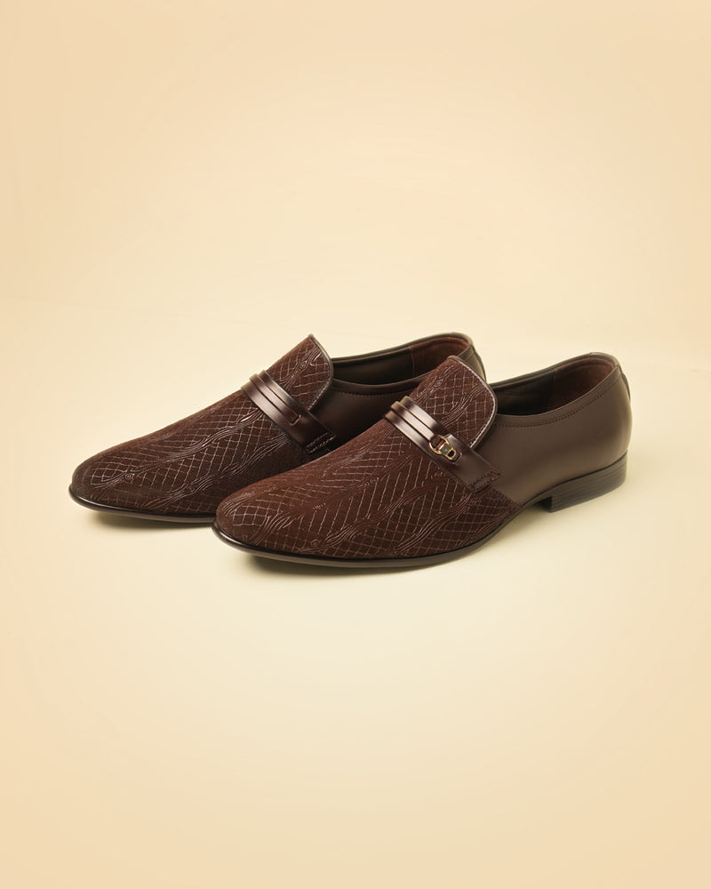 Accord Burgundy Brown Formal Shoes