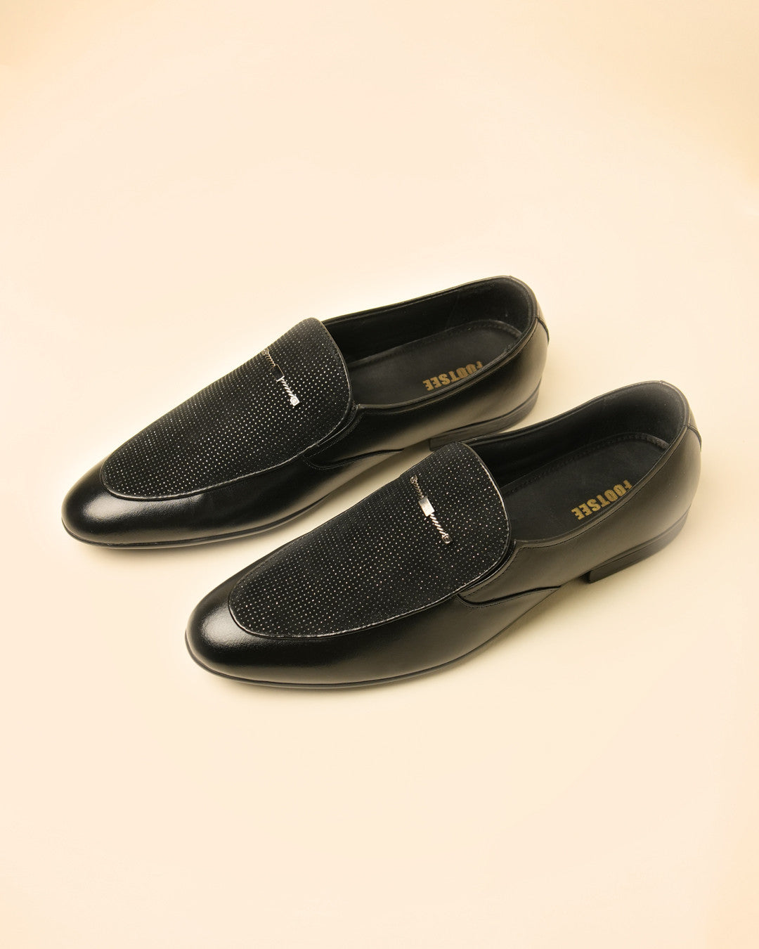 Poise Black Formal Shoes view 2