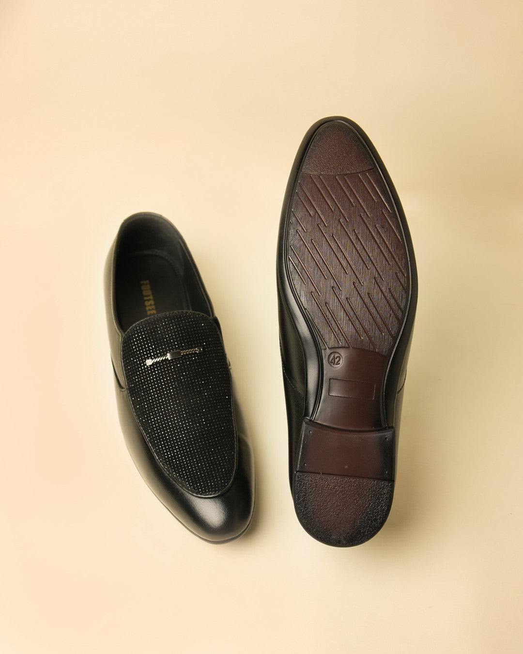 Poise Black Formal Shoes view 7