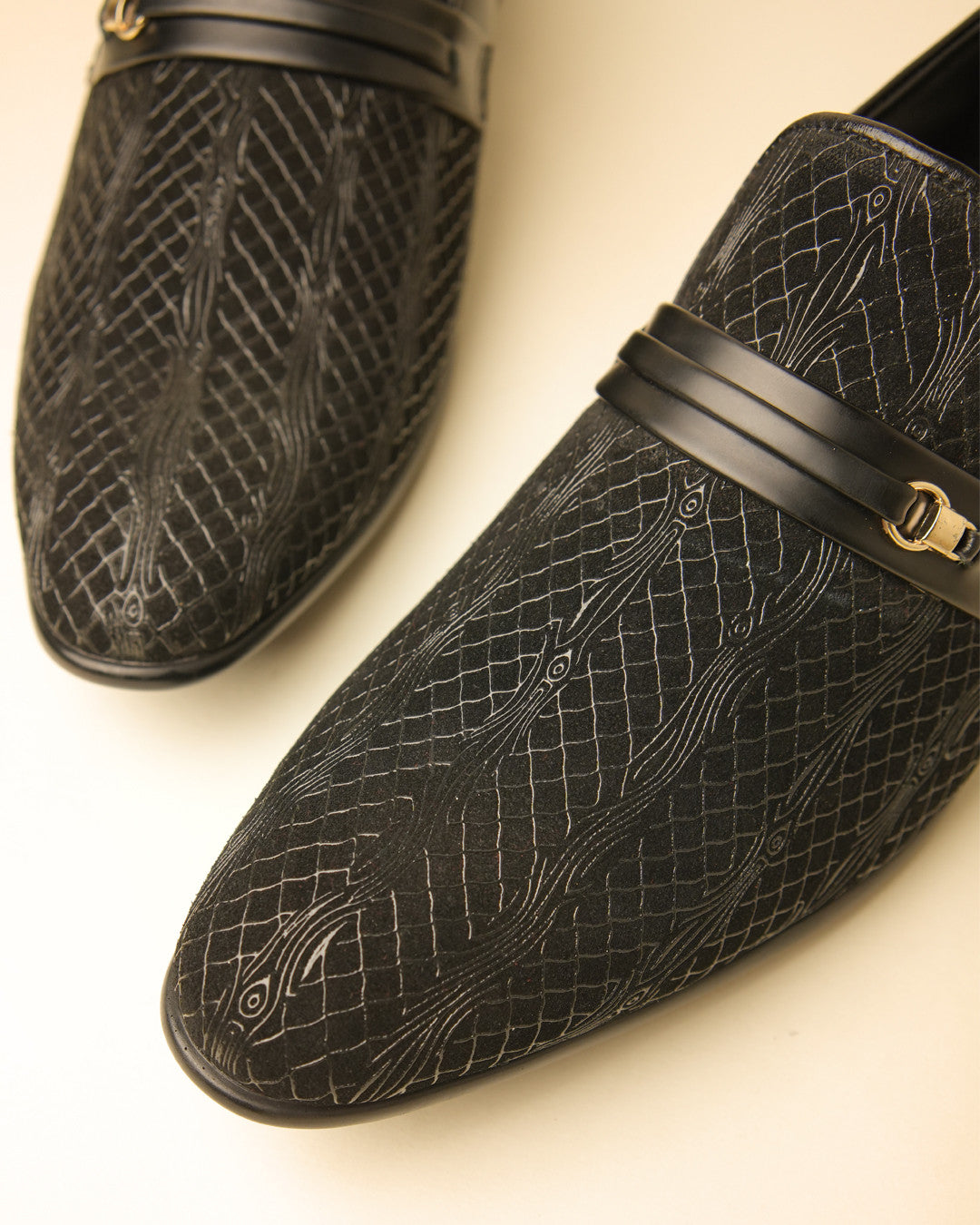 Accord Black Formal Shoes view 4