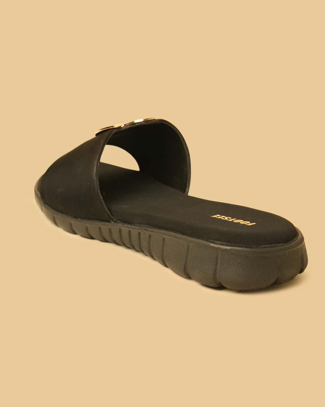 Arc Black Flat Slides view 6