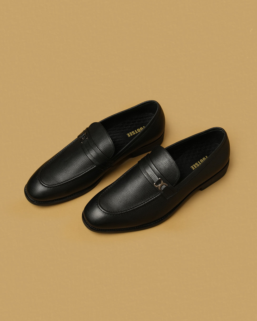 Sterling Black Metal-Detail Dress Loafer view 3