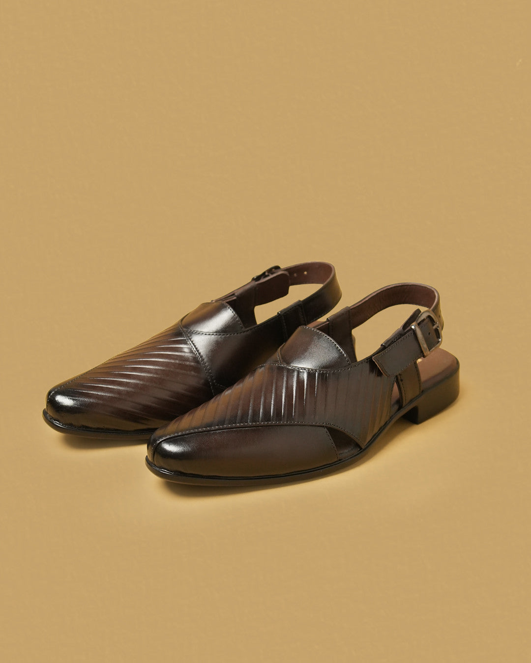 Safar Dark Brown Peshawari Sandal view 3