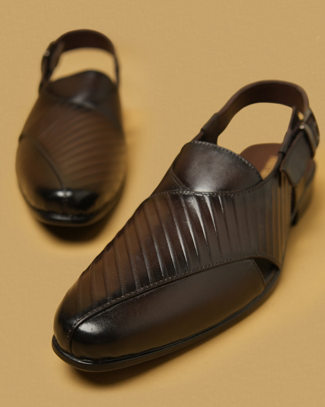 Safar Dark Brown Peshawari Sandal view 4