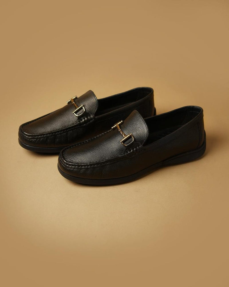 Saddle Black Bit Loafer