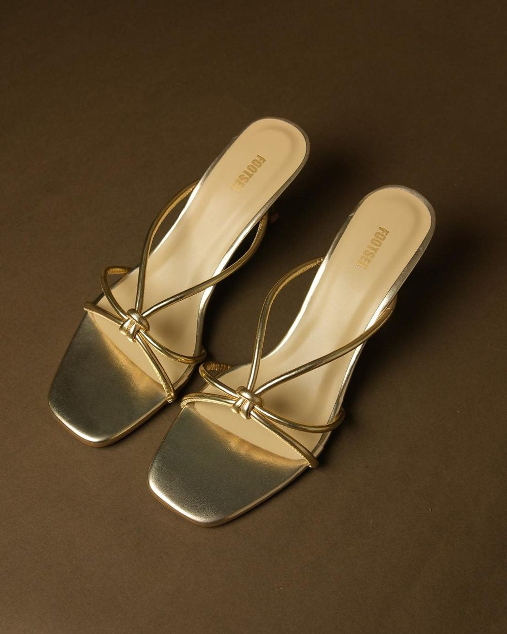 Dori Gold Strappy Mule